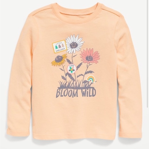 Old Navy Other - NWT Bloom Wild Long Sleeve Tee